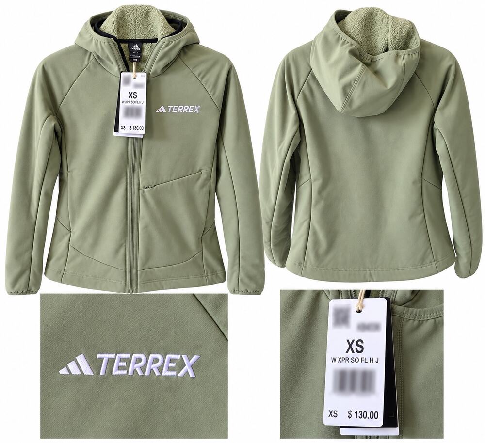 adidas TERREX Women’s Hooded Outdoor Jacket – XS – New With Tags